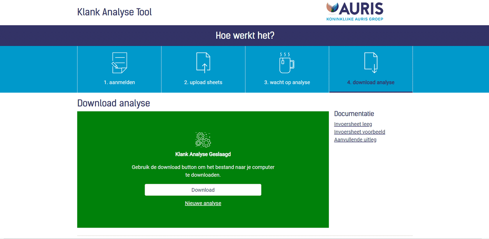 Analyse Geslaagd